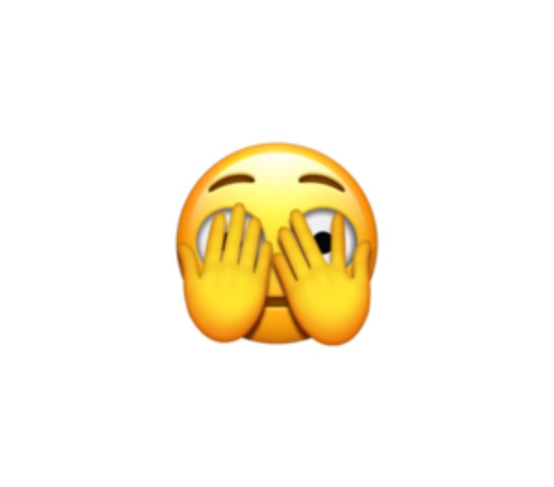 Novo emoji - Olhos à espreita