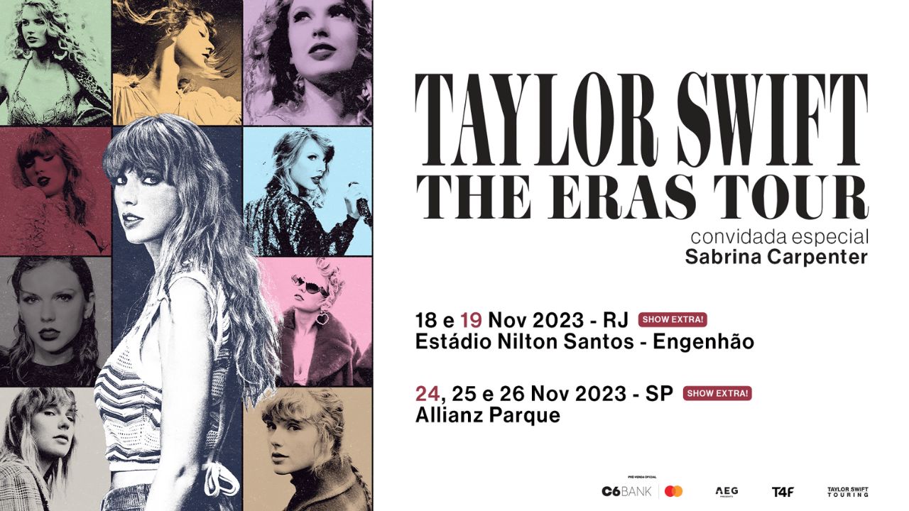 Taylor Swift estará no Brasil pela primeira vez em novembro de 2023