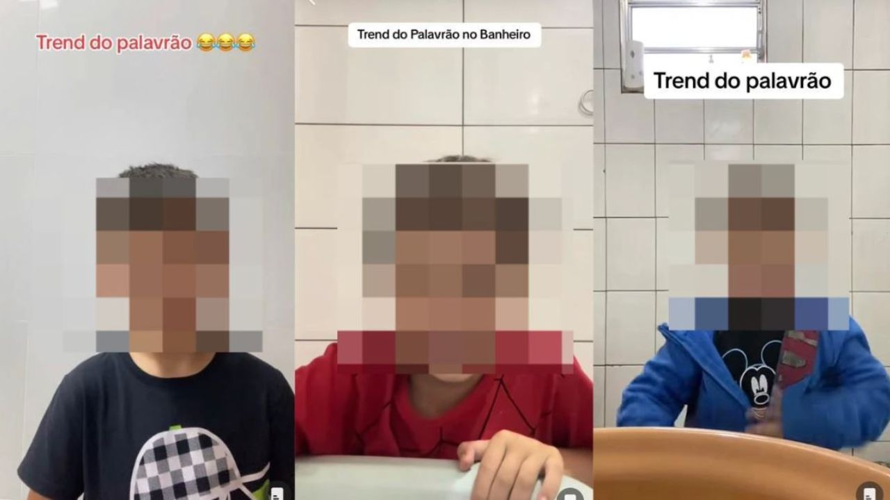 Especialista alerta sobre perigos da trend em que adultos incentivam crianças a falar palavrões em frente ao espelho